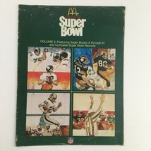 1974 McDonalds History of Super Bowl Vol. 3 Complete Super Bowl Records - £11.20 GBP