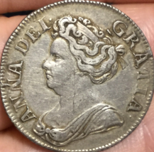 1711 GREAT BRITAIN SILVER SHILLING - A Very nice example! - £250.11 GBP