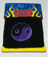 Yin Yangs, Yin and Yang Logo Black Sport Wrist Band, NEW UNUSED - £4.74 GBP