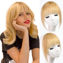 starluck Clip in Bangs 9g 100% Human Hair Extensions Light Blonde - $202.34 MXN starluck Clip in Bangs 9g 100% Human Hair Extensions Light Blonde - $202.34 MXN