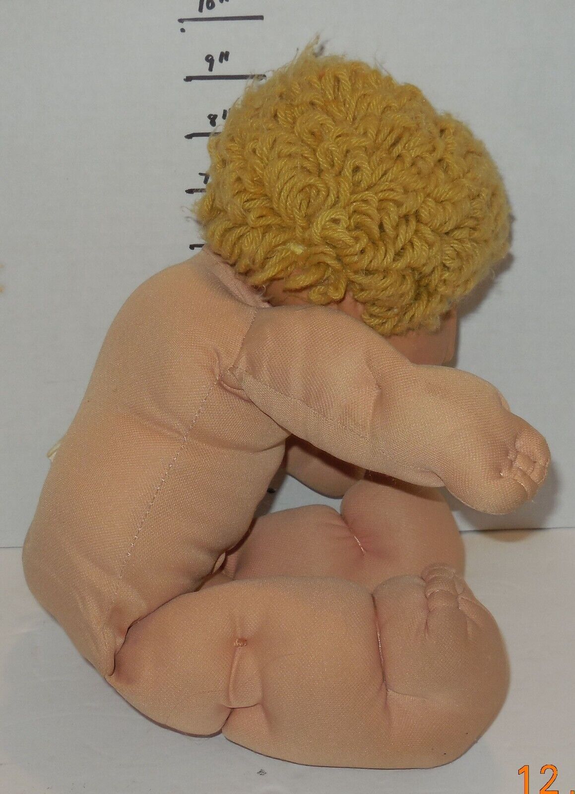 1985 Coleco Cabbage Patch Doll Boy Blonde Hair Green Eyes Xavier Roberts VTG Item image 4