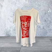 Coca Cola Women&#39;s Juniors T-shirt - White &amp; Red - Size: XXL (19) - NWT July 4th - £9.58 GBP