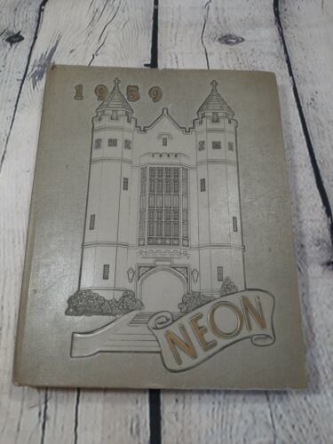 Primary image for Youngstown State University Ohio Neon 1959 -Large Annual Yearbook RARE Vintage