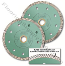 Pearl Abrasive P4 Turbo-Mesh Porcelain Blade 4.5 Inch - 1 SINGLE BLADE - £33.57 GBP