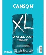 Canson XL Watercolor Pad 9x12in 140lb , Textured Fold Over, 30 Sheets, 2... - €16,08 EUR