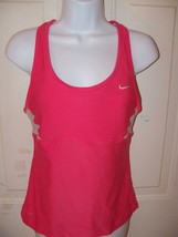 Nike Pink Dri-Fit Racerback Tank Top Size Medium Women&#39;s EUC - $15.33