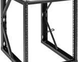 NavePoint 12U Open Frame Wall Mount Server Rack for 19&quot; Networking IT Eq... - $248.99