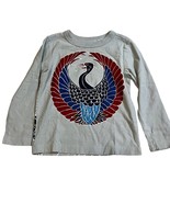 Tea Collection Gray Crane &amp; Turtle Boys Long Sleeve T-Shirt Sz 3 - $14.40