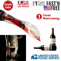 Portable Aerating Pourer Decanter Red Wine Bottle Travel Quick Air Aerator Box - £12.64 GBP