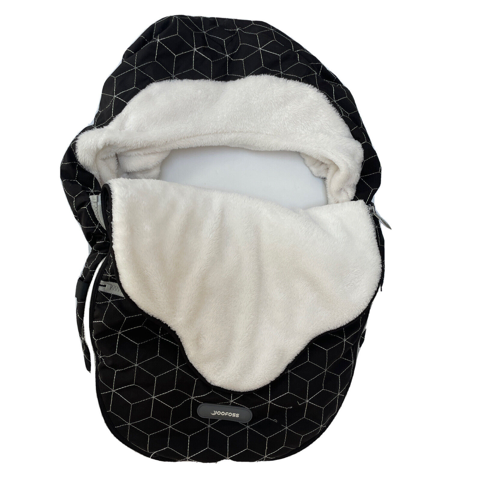 Yoofoss Baby Car Seat Cover Winter Black Canopy Protects Baby from Cold ... - $19.34