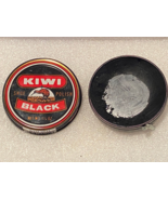 Kiwi Black Shoe Polish Tin 1 1/8 oz *Pre-Owned w/Some Polish* qqq1 - $9.99
