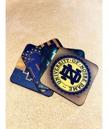 Notre Dame Fighting-Irish Football High Quality Coasters 4x4 in Pack of 4 - £11.06 GBP