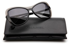 NEW CHANEL 5388 c.501/S8 Black SUNGLASSES 3P 57-15-140mm Polarized Italy - £332.15 GBP