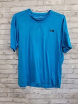 The North Face Flashdry Men Activewear T-Shirt Size XL Short Sleeve Blue... - €15,73 EUR