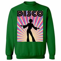 Kellyww Disco 70&#39;s Retro Dancing Dancer Party Costume - Sweatshirt Irish Green - £45.89 GBP