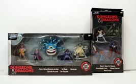 Jada Dungeons &amp; Dragons Die Cast Figurines Lot of 2 (Medium 5 pack &amp; Small 4 Pk) - £15.81 GBP