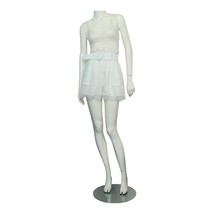 Self Portrait White Lace Belted Summer Shorts Pants size UK 6 , US 2 - $127.71