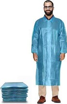 Polypropylene Lab Coats CS/40 Adult Large Blue Robes /w Long Sleeves - $112.34