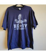 Homer Simpson Heavy Weight Blue with White Graphic T-shirt - XL - $24.75