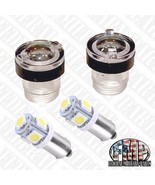 2 Trasparente Lente Cover+2 Guarnizioni+ 2 LED Bianco Lampadine Per Humv... - $31.45