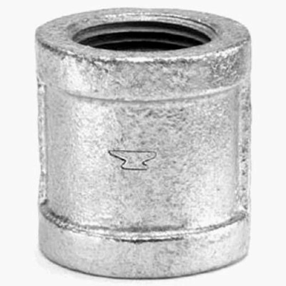 Anvil 8700133559, Malleable Iron Pipe Fitting, Coupling, 1/2&quot; NPT Female, - $18.37