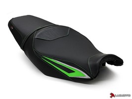 Kawasaki ZX14R Seat Cover 2012-2019 2020 2021 2022 Luimoto Black Green Front - £158.63 GBP