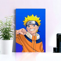 Naruto Anime Canvas Printed Art Metal Poster Anime Aluminum Wall Art Home Decor - £8.82 GBP+