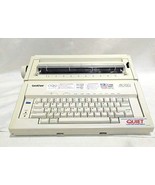 #S6A Brother AX-250 Electric Typewriter W/Print Keyboard Cover &amp; Power Cord - $488.45 CAD