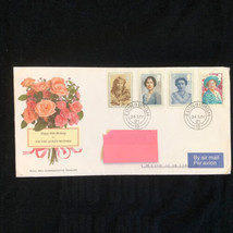 Queen Mother 90th birthday FDC 4 stamps 1990 - £7.88 GBP