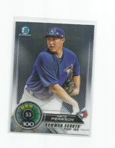 Nate Pearson (Toronto Blue Jays) 2018 Bowman Chrome Top 100 Insert #BTP-53 - £4.01 GBP