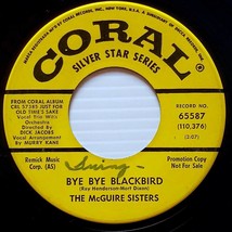 The McGuire Sisters - Moonsong / Bye, Bye Blackbird [7&quot; 45 rpm Promo] - £17.04 GBP