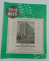 THIS WEEK in the Nation&#39;s Capital November 20 1960 Official Guide, 39th ... - £11.73 GBP