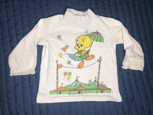 Primary image for Vintage 1976 Tweety Bird Children’s T Shirt Warner Bros