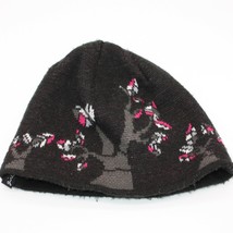 Girl&#39;s Black Beanie Hat with Cute Tree Design size 8 9 10 - $4.99