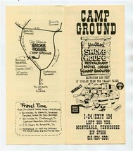 Jim Oliver&#39;s Smoke House Restaurant Camp Ground Brochure Monteagle Tennessee - £11.07 GBP
