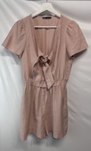 Zara Dusty Pink Romper Pockets Shorts Sleeve M - £21.78 GBP