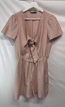 Zara Dusty Pink Romper Pockets Shorts Sleeve M - $27.69
