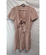 Zara Dusty Pink Romper Pockets Shorts Sleeve M - $37.95 CAD