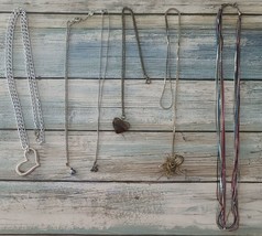 Lot of Six (6) Necklaces ~ What You See Is What You Get!!! ~ Costume Jewelry - £17.72 GBP