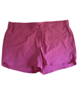 Lands&#39; End Sport Pink Drawstring Waist Active Shorts Size 24W - €20,28 EUR