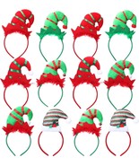 12 Pcs Christmas Elf Headband Elf Costume Accessory Xmas Headwear Hair H... - £40.65 GBP
