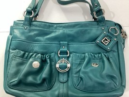 Stone Mountain Ladies Purse, Teal Key Chain Included 13x 10 - £14.83 GBP