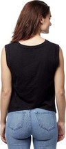 William Rast Womens Crossover Back Graphic Tank Top Size X-Small Color Black - £31.07 GBP