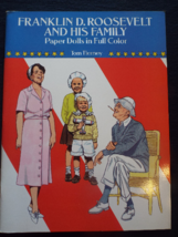 Vintage 1990 Franklin D Roosevelt &amp; Family Paper Doll Book Unused/Uncut - £11.98 GBP