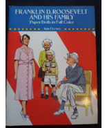 Vintage 1990 Franklin D Roosevelt &amp; Family Paper Doll Book Unused/Uncut - £11.75 GBP