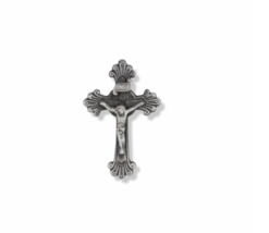 Pewter Budded Ends Crucifix Pin - £15.65 GBP