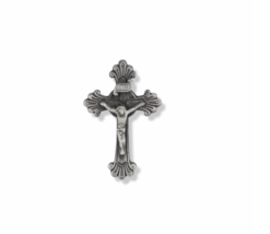 Pewter Budded Ends Crucifix Pin - £14.94 GBP