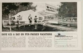 1963 Print Ad Nimrod Tent Camper Pop-Up Trailers Cincinnati,Ohio - £8.09 GBP