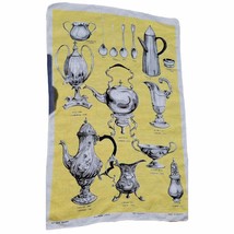Vintage Irish Linen Tea Towel-1960&#39;s/50&#39;s-Antique Silver-NWOT - £15.67 GBP