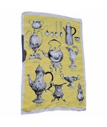 Vintage Irish Linen Tea Towel-1960&#39;s/50&#39;s-Antique Silver-NWOT - £15.40 GBP